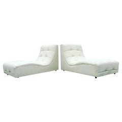 Pair of Chaise Longues 1970's