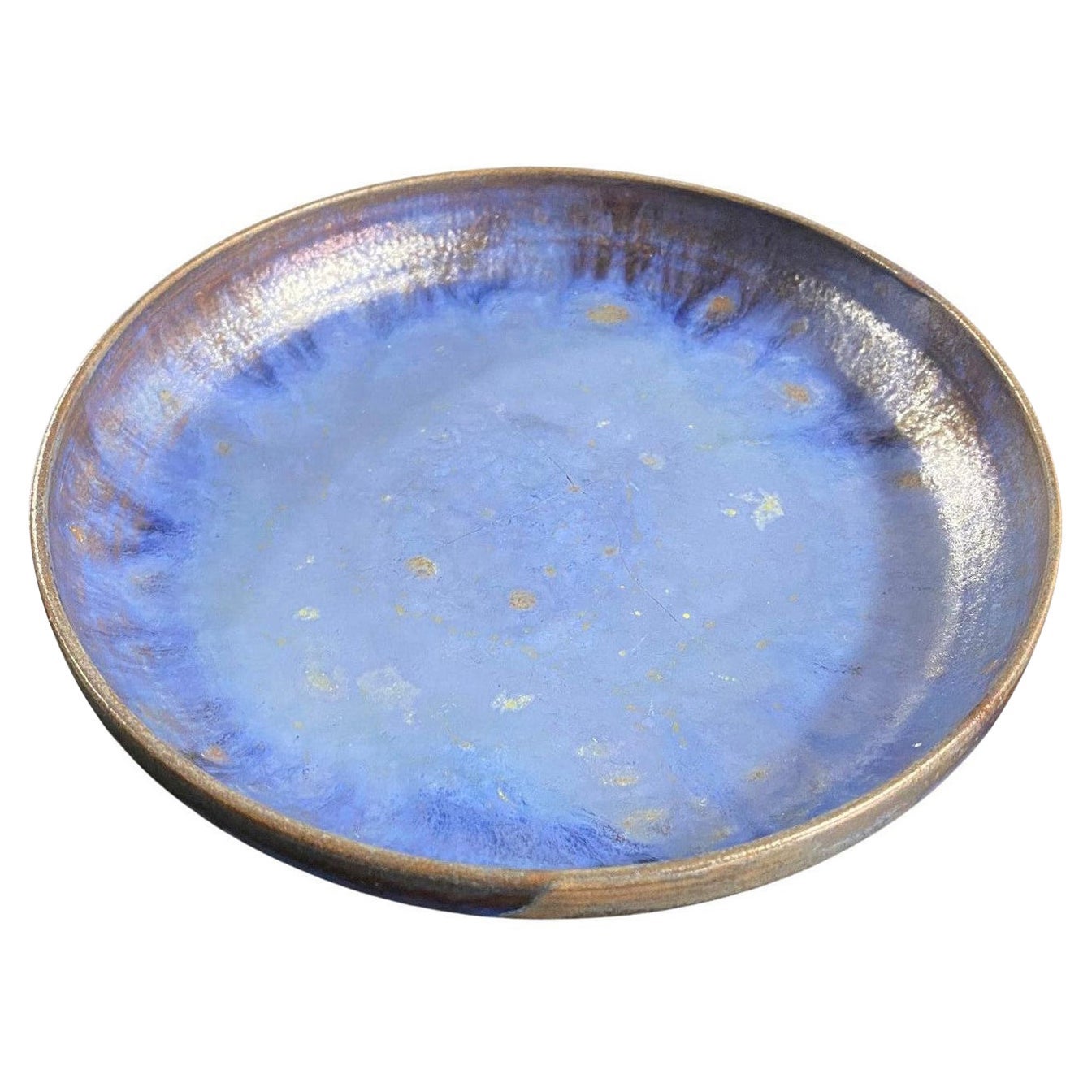 Beatrice Wood, schillernde Schale aus elfenbeinfarbener, volkanischer Esche, Studio Pottery, signiert
