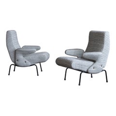 Set of Two Club Chairs "Delfino" by Erberto Carboni for Arflex, 1950s