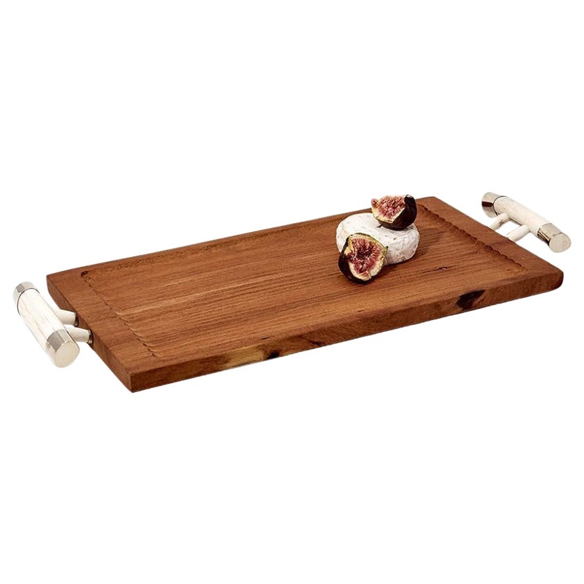 Patagonia Large Rectangular Tray, Wood & Polished Horn