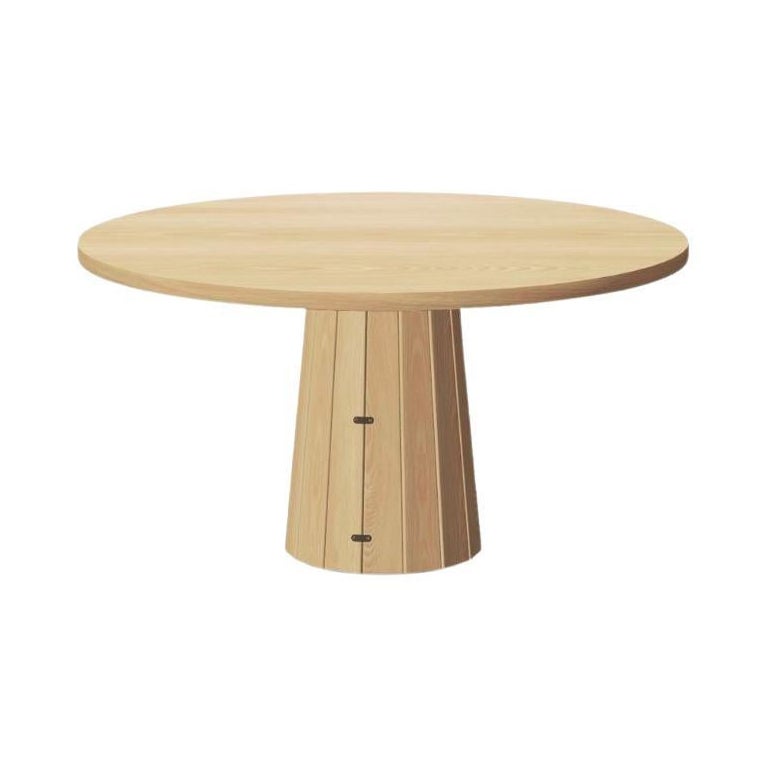 Floor Sample Moooi Round Oak Container Table by Marcel Wanders For Sale