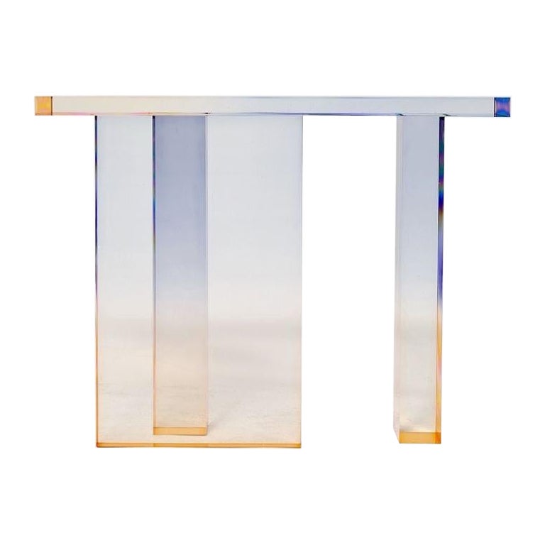 Acrylic Console Table, Crystal Series, Console Table No. 4 by Saerom Yoon