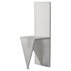 Sculptural Perforated Metal Side Chair, 1970s