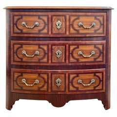 Vintage Alfonso Marina Three Drawer Hand Crafted Inlaid Commode