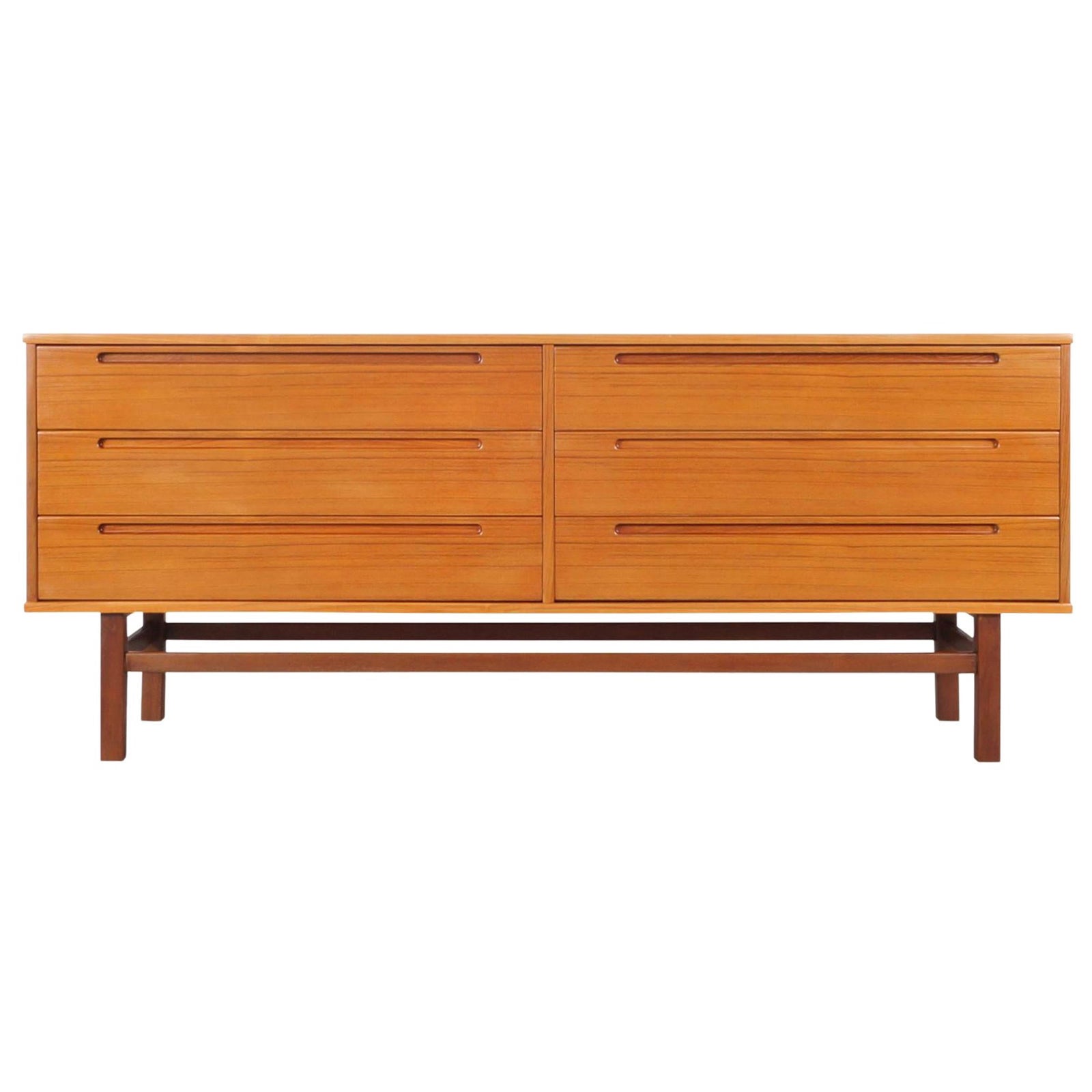 Danish Modern Teak Dresser by Nils Jonsson for Hjn Møbler