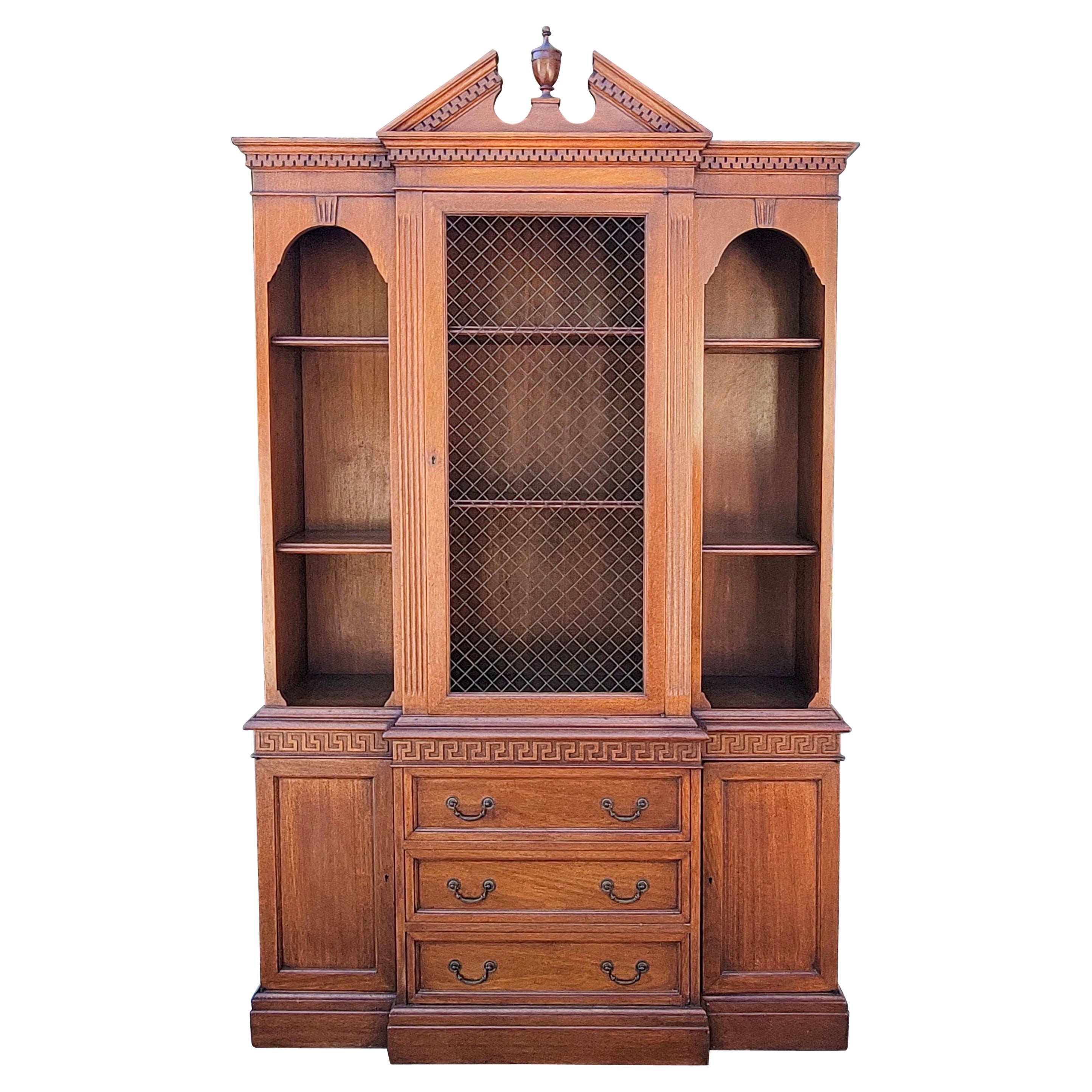 Beacon Hill Collection Neo-Classical Style Fruitwood Cabinet by Kaplan Furniture For Sale
