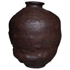 Japanese Old Pottery /Simple Wabi-Sabi Tokoname Muromachi Period '1336-1573s'
