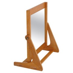 Swedish Midcentury Mirror in Oak