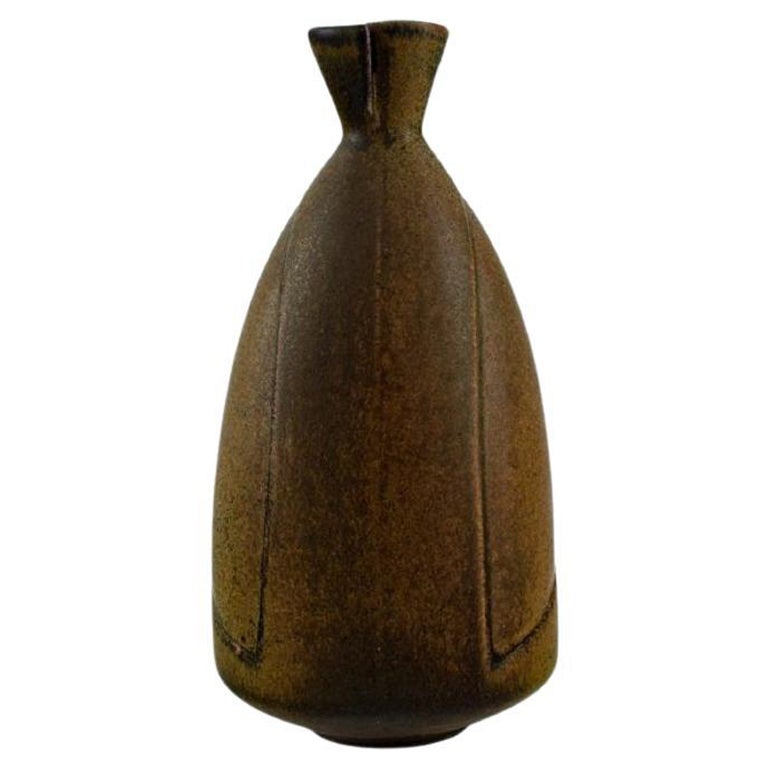 Vase en céramique émaillée Gabi Citron-Tengborg pour Lva, Gustavsberg en vente