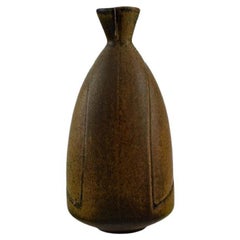 Vintage Löva, Gustavsberg, Gabi Citron-Tengborg, Vase in Glazed Ceramics