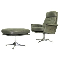Sedia Swivel Highback Chair with Matching Ottoman by Horst Brüning for COR, 1960