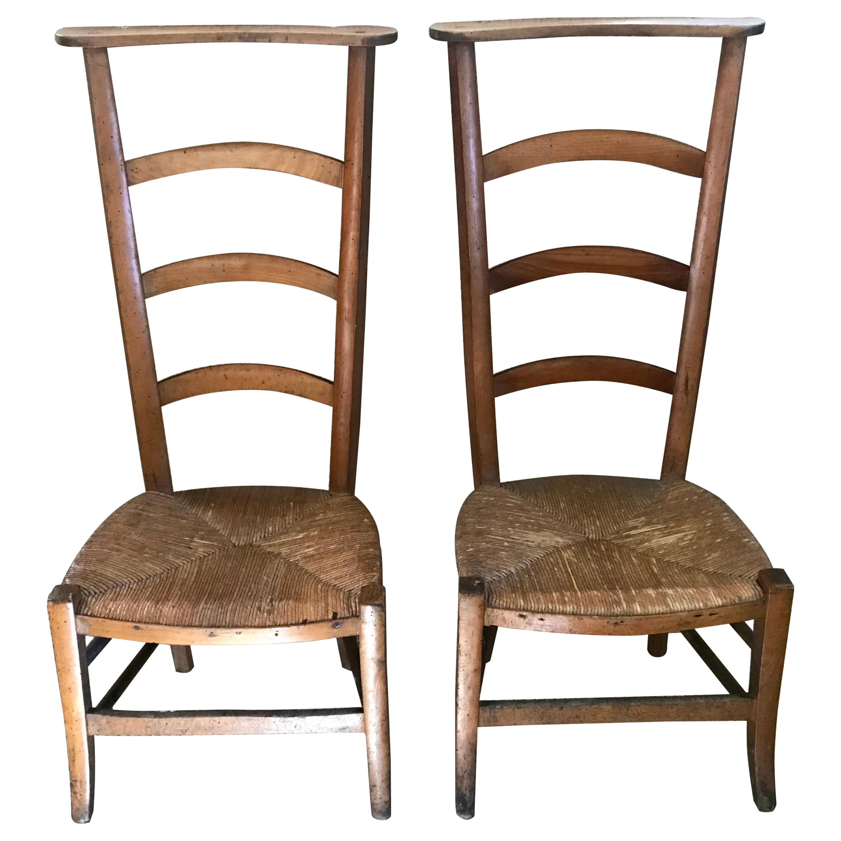 Pair French Dressing Chairs