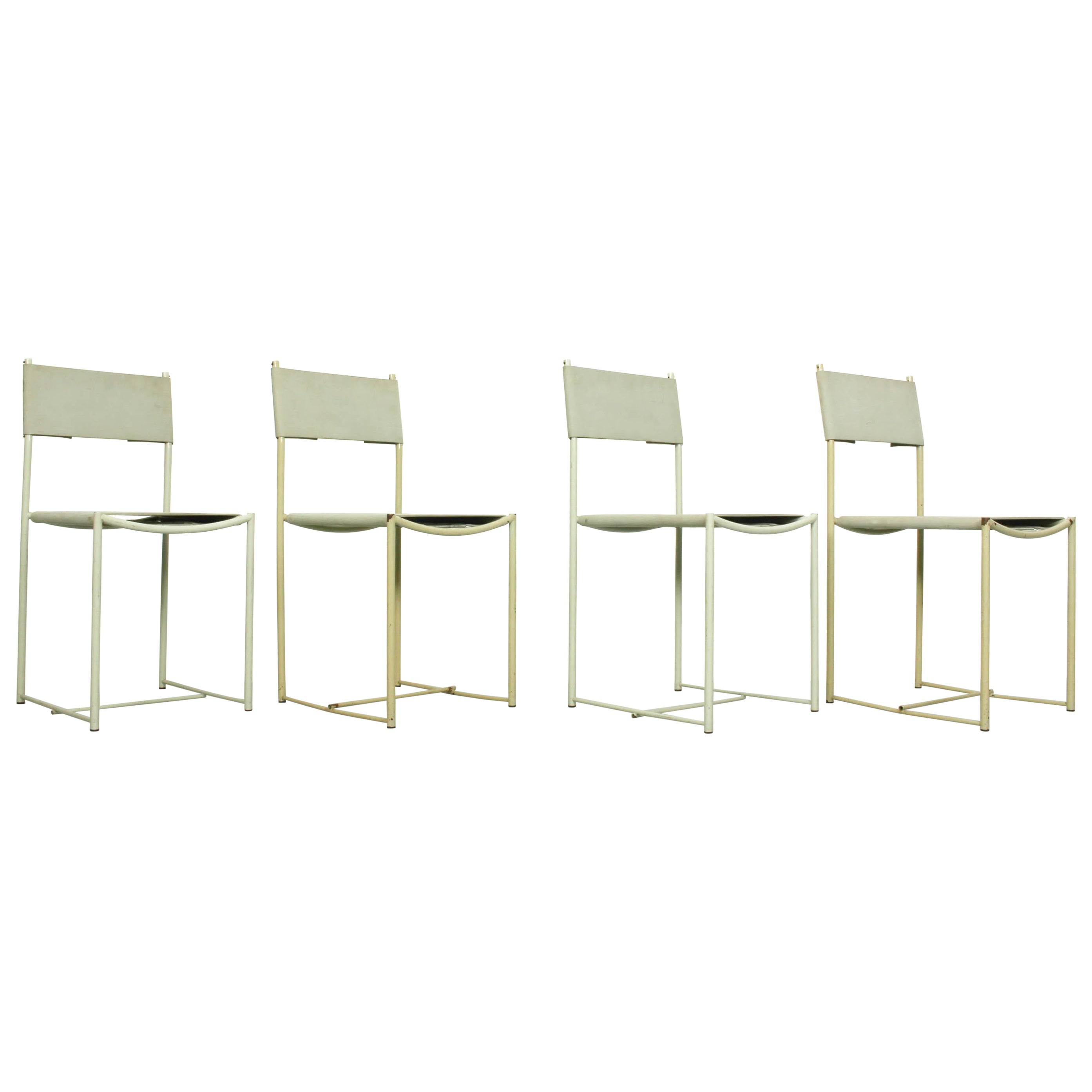 Set of 4 Italian Spaghetti Chairs by Giandomenico Belotti for Alias ​​Design, 19 For Sale
