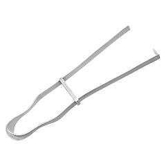 Antica pinza da portata in argento sterling irlandese George III