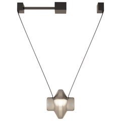 Etat-des-Lieux Grey Glass 1C Pendant, Contemporary Adaptive Lighting System
