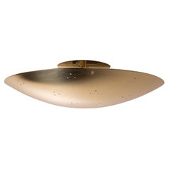 Raul Reyes 'Rey 14' Perforated Brass Dome Ceiling Lamp