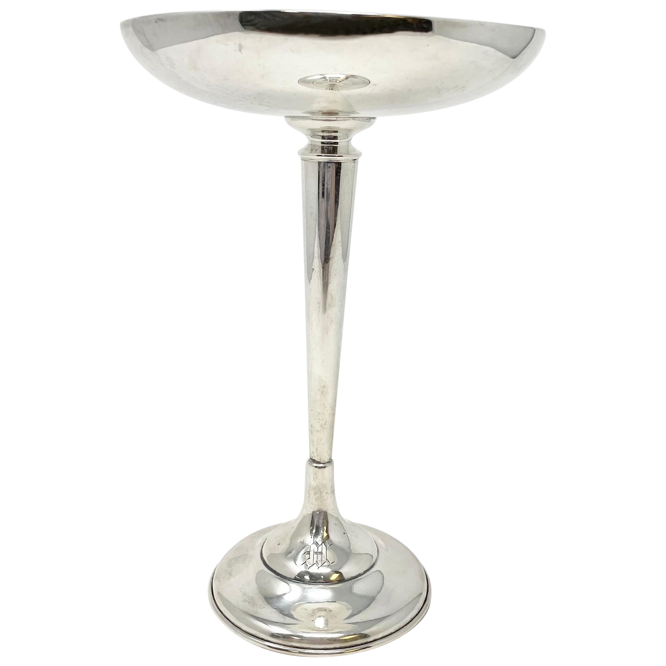 Estate American Sterling Silver Tall Tazza Signed by Maker, Circa 1950 For  Sale at 1stDibs