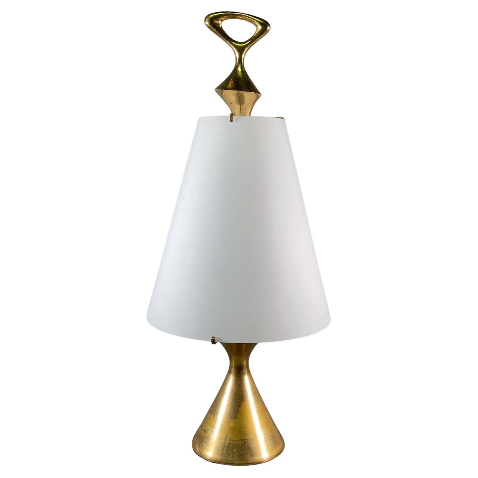 Important Rare Table Lamp Max Ingrand for Fontana Arte, Italy