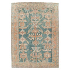 Retro Mid-20th Century Handmade Persian Malayer Throw Rug