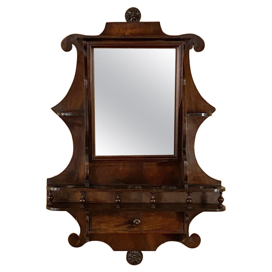 Franklin Shockey Rustic Modern Heart Pine Mirror For Sale at 1stDibs