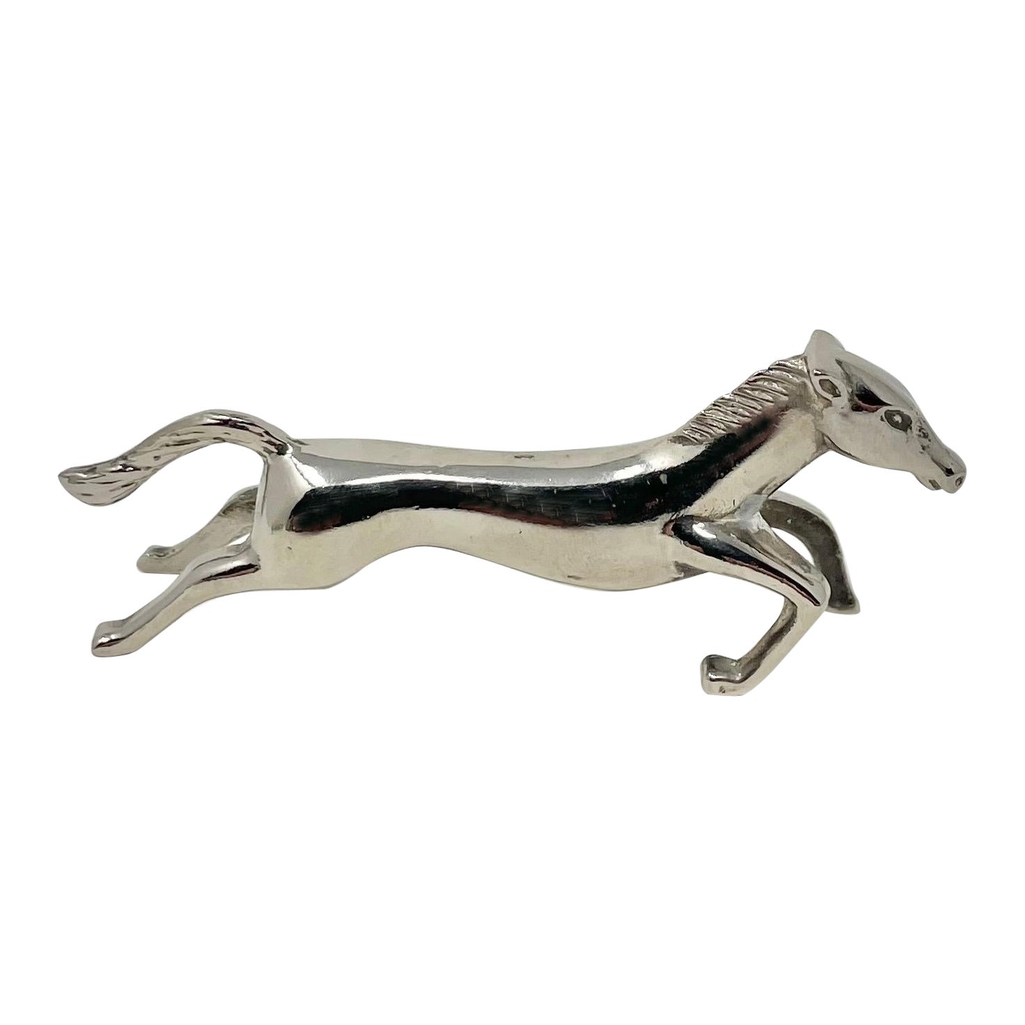 Estate Italian Silver-Plated Figural "Horse" Knife Rest, circa 1950's