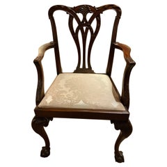 Antique Suite of Fourteen George III-Style Mahogany Dining Chairs