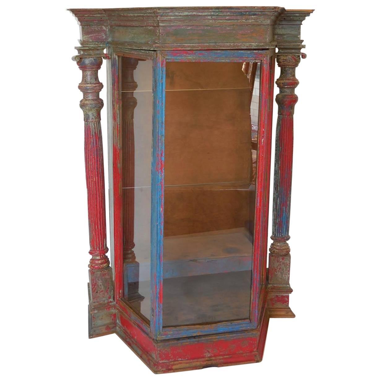 Large-Scale Antique Saint Display Case