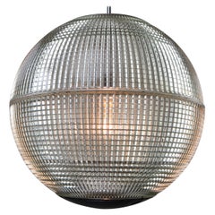 Original Holophane Globe Pendant Light, Paris, France, 1960