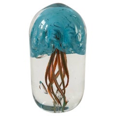 Vintage Art Glass Jelly Fish
