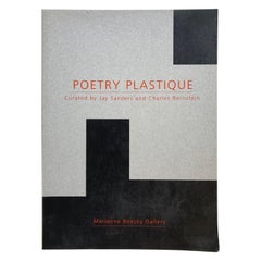 Catalogue de livres de poésie plâtre d'art contemporain, 15 juillet 2001
