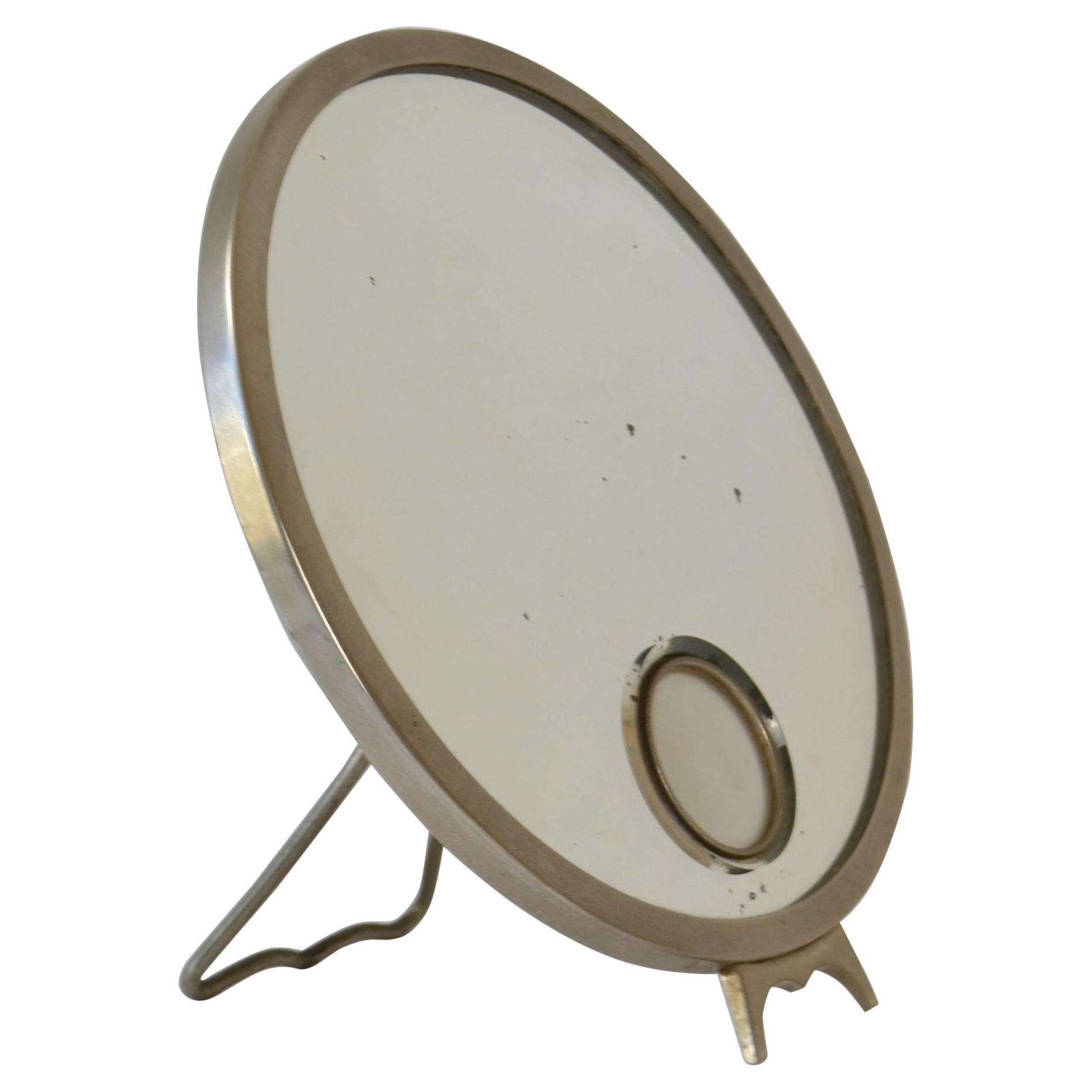 Illuminated Brot Mirophar Table Mirror, France, 1920's For Sale
