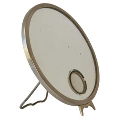 Antique Illuminated Brot Mirophar Table Mirror, France, 1920's