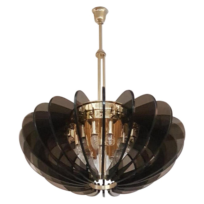 Rare Midcentury Chandelier by Veca