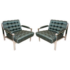 Pair of Lounge Chairs by Cy Mann
