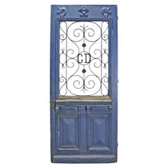 Antique French Oak Exterior Door