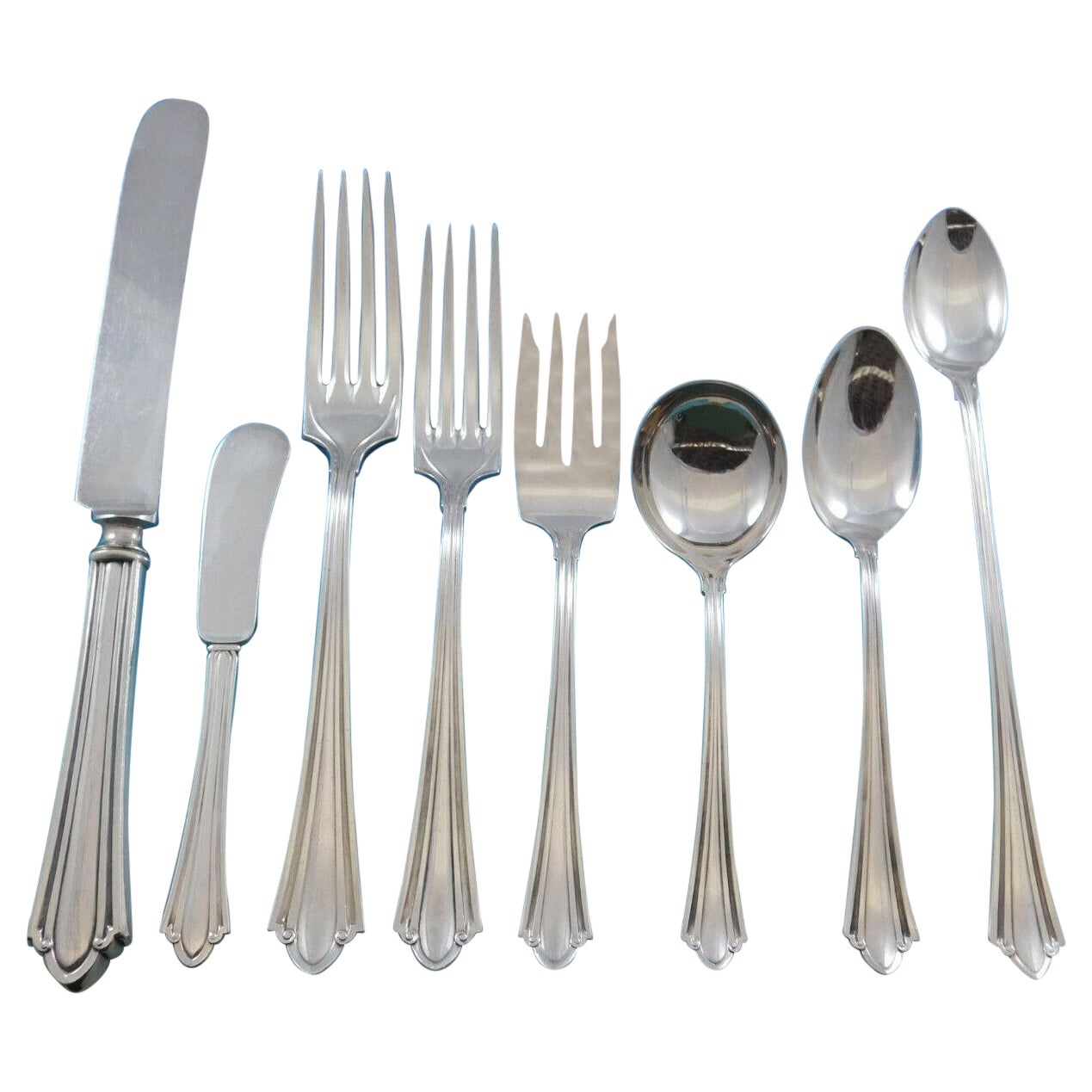 Westminster by International Sterling Silver Flatware Set Service 68 Pcs Dinner