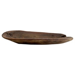 Hand Carved Mesquite Tray from Mexico, Early 20th Century