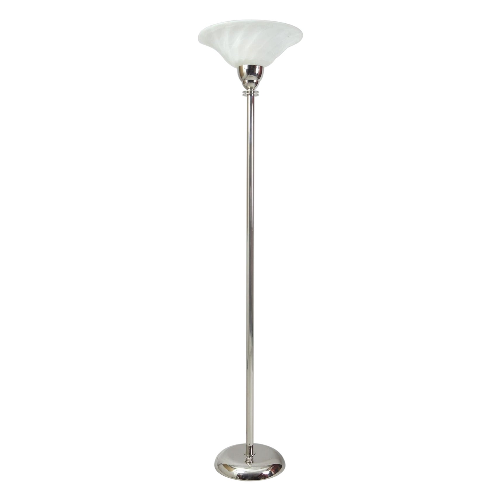 Original Art Deco Floor Lamp, Made in 1920s France, Original Condition For Sale