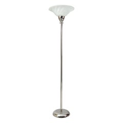 Original Art Deco Floor Lamp, Made in 1920s France, Original Condition