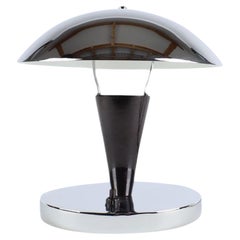 Luxus luxuriöse funktionalistische Tischlampe aus Chrom „Mushroom“