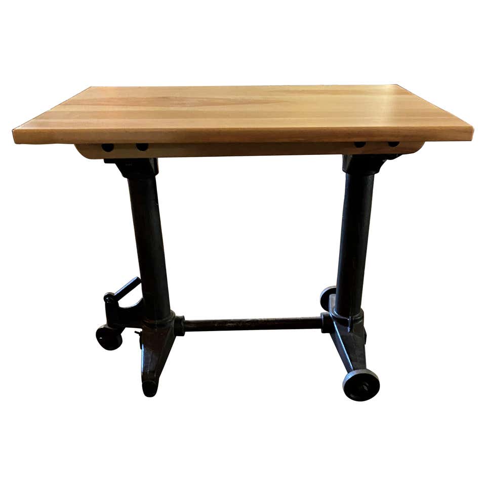 Original Vintage Industrial, American Made School Lab Desk at 1stDibs ...