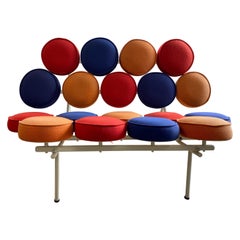 Mid-Century Modern Herman Miller Marshmallow Sofa for George Nelson