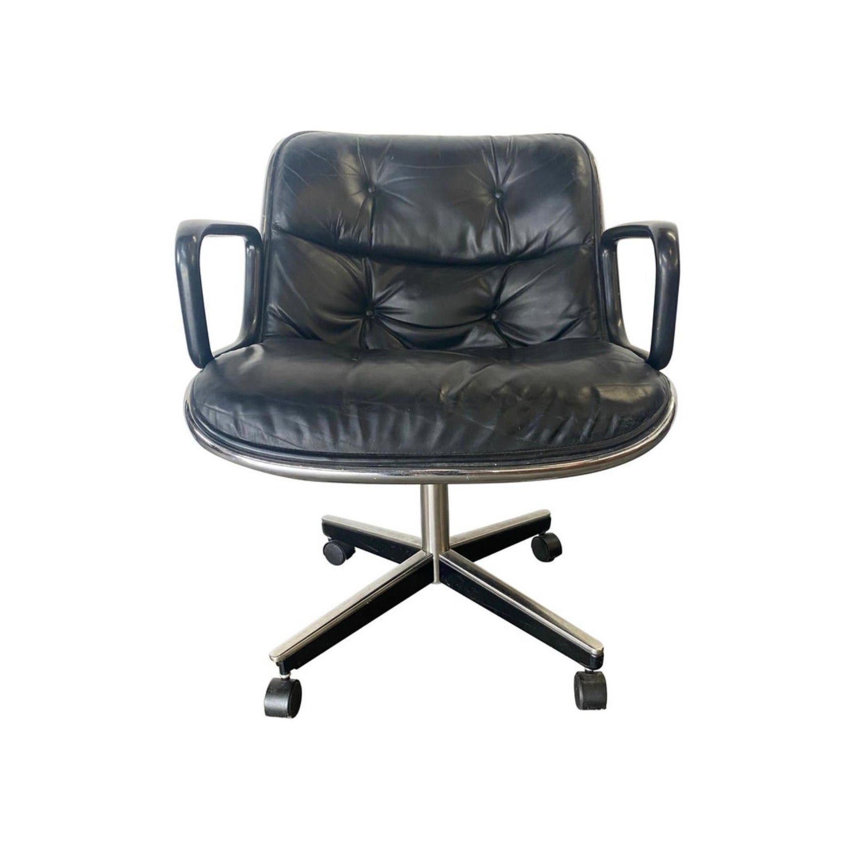Knoll Model 657 Sling Chair Designed by Charles Pollock at 1stDibs