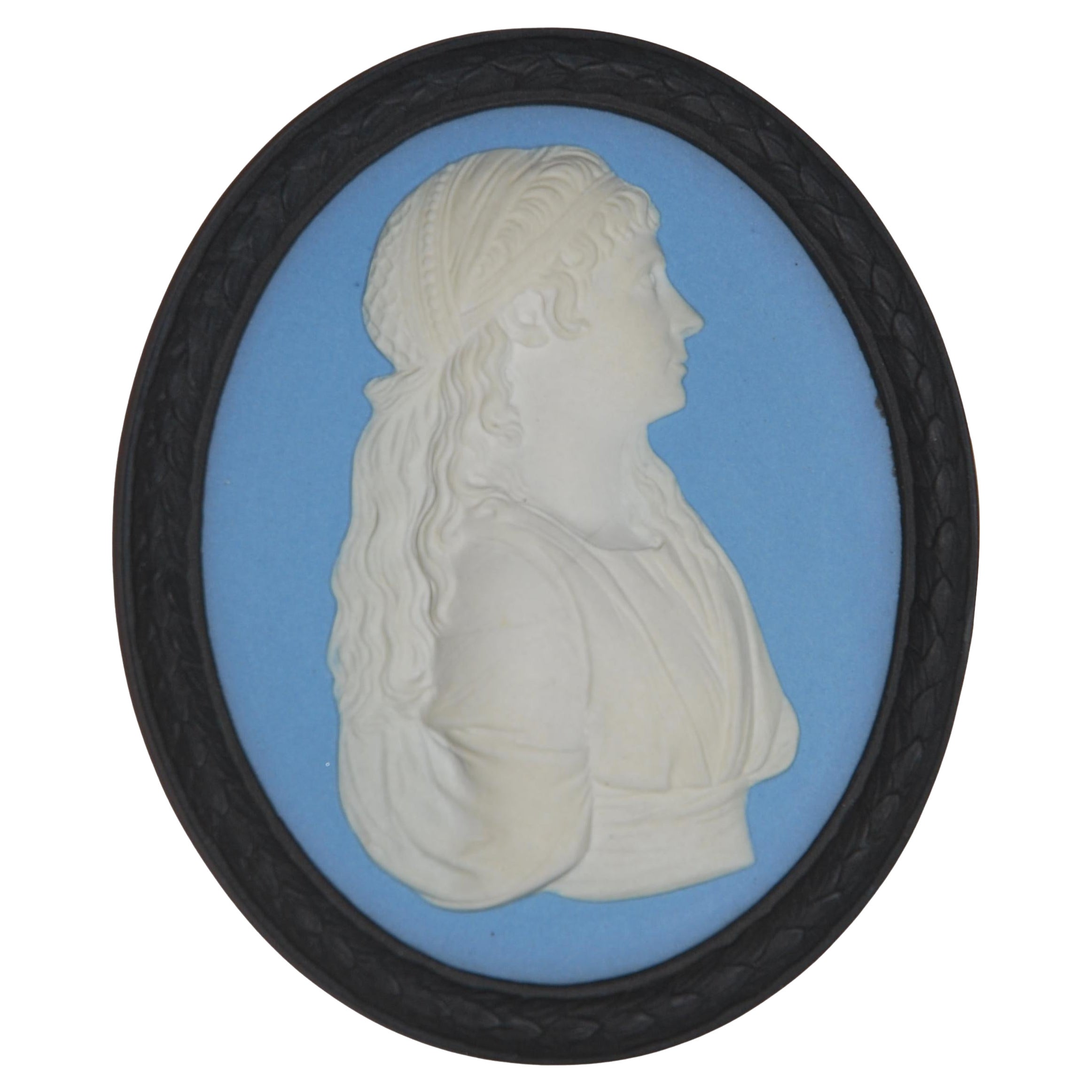 Medallón Retrato de la Condesa de Barry, Wedgwood C1920 en venta