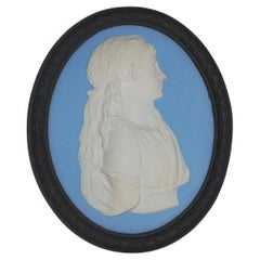 Antique Portrait Medallion of The Comtesse du Barry, Wedgwood C1920
