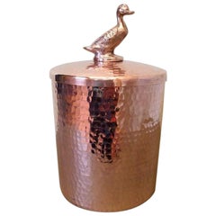 Amoretti Brothers Copper Canister with Duck Knob, Large