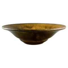 Svend Hammershøi for Kähler, Denmark. Bowl in Glazed Stoneware, 1930s/40s