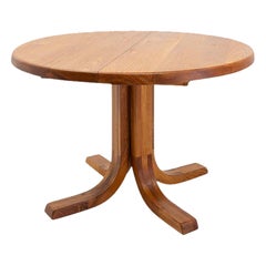 French Design Classsic Pierre Chapo T40D Elmwood Dining Table, 1980s