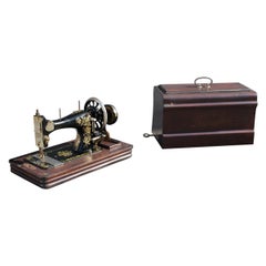 Antike, seltene, deutsche Reisestrickmaschine, Lewenstein 1890
