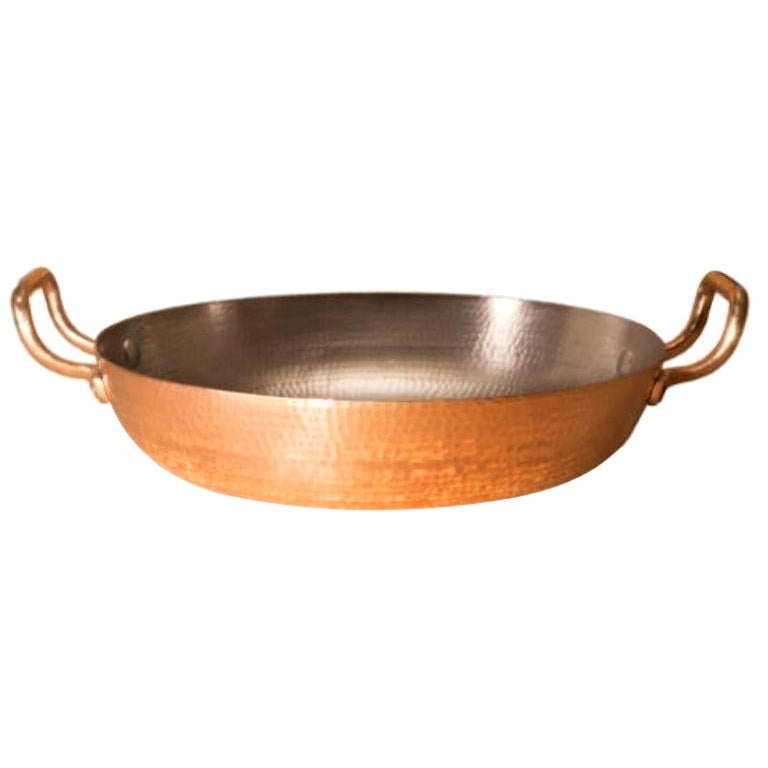 Amoretti Brothers Copper Paella Pan For Sale